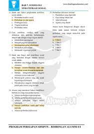 Bagi adik yang membutuhkan kunci jawaban latihan soal ujian sekolah / madrasah (us uas uam) antropologi sma/ma tahun 2021 tahun pelajaram 2020/2021 yang sudah saya upload, berikut ini kunci jawaban latihan soal mohon maaf apabila kunci jawaban tersebut masih ada yang keliru. Cirol On Twitter Kunci Jawaban Bimbingan Alumni Ui Sosiologi Aku Ngerjain Semua Soal Ini Selama 12 Jam Untuk Persiapan Simak Ui Dan Mengejar Ketertinggalanku Yang Benci Sosiologi Total 281 Soal