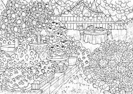 Download and print these flower garden for kids coloring pages for free. Country Garden Coloring Page Printable Digital Download Etsy
