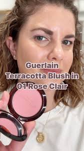 Here is the try-on of the 01-Rose Clair Terracotta Blush by @guerlain ,  Used the @soniagbrushes Face One Brush to apply!, It’s so blurring! I’m  super shocked about that! Smooth and such a pretty ...