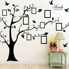 Huge Family Tree Wall Stickers Birds Photo Frame Quotes Art Decals Home Decor Wall Stickers Living Room Family Tree Wall Art Tree Wall Stickers