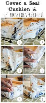 How To Recover A Seat Cushion. Hint: It's So Easy - Pretty Real