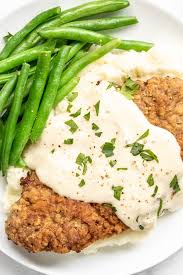 Dredge each steak first in the flour, then in the batter, and again in the flour. Chicken Fried Steak With Gravy Home Made Interest