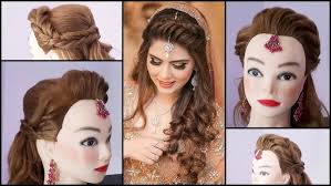 Asian women and girls are popular for their cleanly skin. Bridal Hairdo Hairstyle For Thin And Long Hair Bridal Updo Hairstyle Youtube