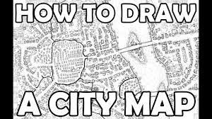 How To Draw A City Map A Guide To My Process Youtube Maps imported from openstreetmap and then the final tasks are much more simple, but are time intensive.