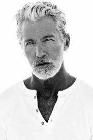 A staple among older men's haircuts, the short crop makes for a clean and even head of hair. Pin By Anke Buttner On Middle Aged Men Portrait Older Mens Hairstyles Grey Hair Men Grey Beards