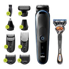 Best trimmers for black facial hair 2021. Buy Braun Hair Clippers For Men Mgk5280 9 In 1 Beard Trimmer Ear And Nose Trimmer Mens Grooming Kit Body Groomer Cordless Rechargeable With Gillette Proglide Razor Online In Indonesia B07xlvb8pd