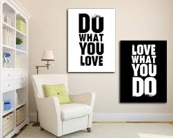 If you have high ceilings or oversized rooms, you'll love our large wall art. 2 Pieces Painting Do What You Love Inspiration Quote English Canvas Print Picture Fashion For Home Office Wall Decor Canvasprintworld Com Canvas Prints Canvas Paintings Canvas Wall Art Online Shop