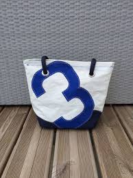 Sac En Voile De Bateau Recyclee Cabas By Eno N 3 Sacs A Main Par By Eno Sac A Main Sac Voile Bateau