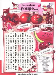 Jeux De Fruits Et La C Gumes Mots Mysteres Enseignement Du Francais Jeux
