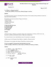 Balance the reactions a to e and indicate which types of chemical reac. Selina Solutions Class 9 Concise Chemistry Chapter 2 Chemical Changes And Reaction Download Free Pdf