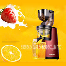 New Arrival Large Wide Mouth Feeding Chute Whole Apple Slow Juicer Fruit Vegetable Citrus Juice Extractor Squeezer 613 220v Citrus Juice Juice Extractor Juicer
