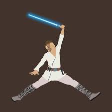 Air Luke Lukeskywalker Jordan Jumpman Mashup Sneakerhead Sneakers Starwars Tshirt Geek Scifi H Star Wars Inspired Star Wars Artwork Star Wars Tshirt