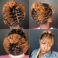 1 358 Likes 27 Comments Dmv Pro Loctician Pstyles Pstyles3 On Instagram Front And Bac Short Locs Hairstyles Hairdos For Short Hair Natural Hair Styles