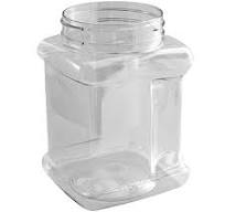 40 oz. Clear PET Square Plastic Spice Jar (89-400)