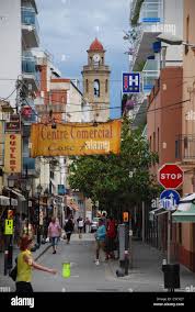 Calella shopping precinct Barcelone Espagne Photo Stock - Alamy