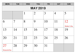 May 2019 Calendar With Holidays Canada Holiday Calendar Printable Calendar Printables Federal Holiday Calendar
