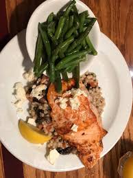 This recipe was developed by kathy casey food studios for 1 cup dry israeli couscous (3 cups cooked). Mediterranean Salmon With Couscous Picture Of Roosterfish Grill Largo Tripadvisor
