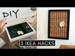 3 Etwas Andere Ikea Hacks Ribba Special Zur Diy Schmuckaufbewahrung Youtube Schmuckaufbewahrung Ikea Schmuckaufbewahrung Ikea Hack Aufbewahrung