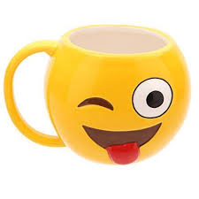 Einem Augenzwinkern Lol Emoji Mug Amazon De Kuche Haushalt Emoji Lol Geschenke