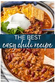 This Is The Best Easy Chili Recipe Our Lazy Day 6 Ingredient Chili Is One Of Our Favorite Recipes T Chili Recipe Easy Best Easy Chili Recipe Best Chili Recipe