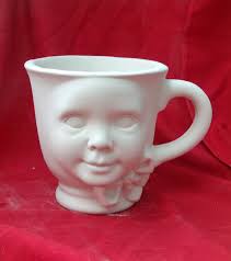 Helper Mug Cup Bisque to Paint