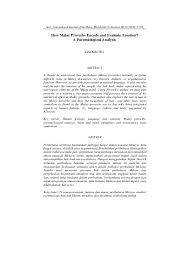 * mudah ditawan kerana sikap baik. Pdf How Malay Proverbs Encode And Evaluate Emotion A Paremiological Analysis Kim Hui Lim Academia Edu