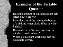 How To Write A Testable Question - Ppt Video Online Download