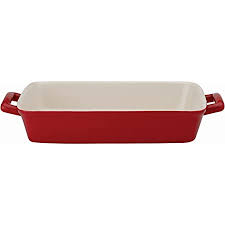 I have listed here a shortlist of excellent lasagna pans from my research. Amazon Com Mrs Anderson S Baking Oblong Rectangular Baking Dish Roasting Lasagna Pan Ceramic Rose 13 Inches X 9 Inches X 2 5 Inches Kitchen Dining