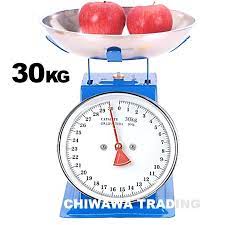 2 senggat berapakah berat nanas tersebut ? Commercial Mechanical Weighing Scale Market Kitchen Flat Plate Scale 30kg Timbang Berat Alat Penimbang Buah Dan
