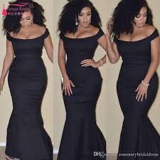 Black Mermaid Evening Dress Arabic Off Shoulder Prom Dress Plus Size Women Black Mermaid Prom Dress Evening Dresses Prom Womens Prom Dresses