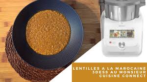Lentilles A La Marocaine 3dess Au Monsieur Cuisine Connect Mcc Youtube