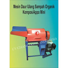 Pengelolaan sampah yang baik bukan saja untuk kepentingan kesehatan. Jual Mesin Perajang Sampah Organik Kompos Mini Changdong Indonesia