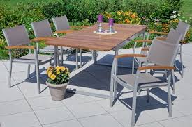 Esstischgruppe Naxos Aus Aluminium X2f Akazie Von Merxx Ca 150 X2f 200x90 Cm 4 X2f 6 Personen Gartenm Garten Essgruppe Outdoor Dekorationen Gartenmobel