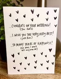 44 Best Ideas For Wedding Card Congratulations Handmade Etsy Funny Wedding Cards Congratulations Wedding Congratulations Card Funny Wedding Cards