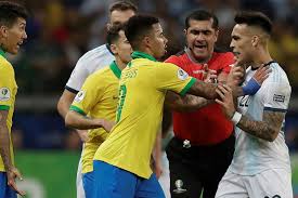 За шесть игр бразилия и аргентина всего по разу сыграли вничью: Braziliya Argentina 2 0 Kubok Ameriki Goly Gabriel Zhezus Firmino Chempionat