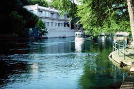 The springs are located in the city of san marcos, texas, about 30 miles (48 km) southwest of austin and 46 miles (74 km) northeast of san antonio. The San Marcos Springs And Spring Lake