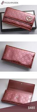 100 Auth Gucci Lovely Patent Bifold Wallet Gucci Bag Bi Fold Wallet Wallet Item