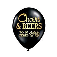 Searching for a very special concepts has never been simpler. White Rabbits Design Cheers And Beers To 30 Years 30th Birthday Party Balloons Set Of 3 30th Birthday Party Decorations 30th Birthday Ideas Balloons Metallic Gold And Black Beers Buy Online