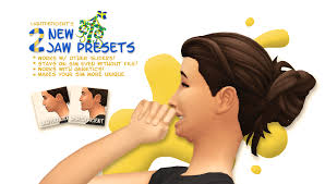 Lightdeficient S Jaw Presets Maxis Match Sims Sims 4 Cas
