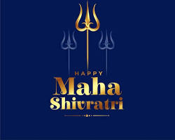 Image of Maha Shivratri greeting with photo of Trishul