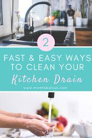 easy ways to clean your kitchen drain
