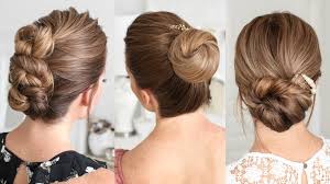 Every hairstyle is accompanied by extensive hairstyle advice, styling instructions, and suitability advice about face shape, hair texture, density, age and other attributes. 3 Easy Updo Hairstyles Missy Sue