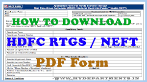 Quickremit gives you westpac bsb number (035812) 035812 bsb number is a unique 6 digit number assigned to hdfc bank to receive fund from australian local banks. Hdfc Rtgs Form 2021 Hdfc Neft Form Download