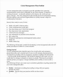 Crisis Communications Plan Template Awesome 11 Crisis Management Plan Templates Sample Word Google In 2020 Communication Plan Template Communications Plan How To Plan