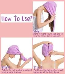 Magic Instant Dry Hair Towel Hazelpick Hair Towel Microfiber Towel Hair Quick Dry Hair