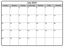 July 2019 Calendar Planner Printable Calendar Template Calendar Template Desk Calendar Template