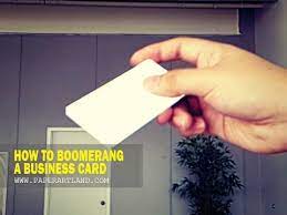 This post contains references to products from our advertisers. How To Throw A Card Like A Pro And Make It Fly Back Blow Your Mind Youtube