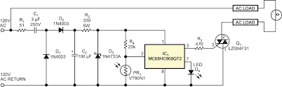 As part of an hvac system found in residential, commercial. Ac Line Powers Microcontroller Based Fan Speed Regulator Moc3021m