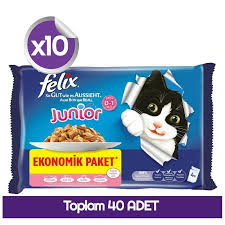 Felix Yavru Kedi Pounch Yas Mamasi 4 Al 3 Ode X40 Adet 100 Gr
