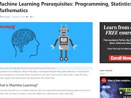 Machine Learning Prerequisites Machine Learning Learning Data Science